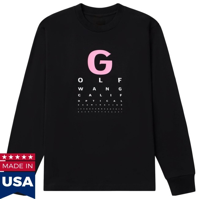 Tyler, The Creator Merch Eye Test Long Sleeve By Golf Wang