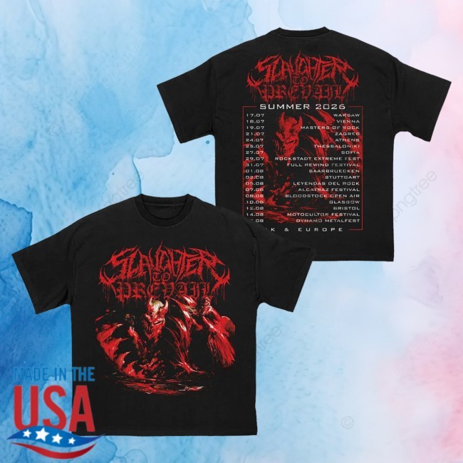 Slaughter to Prevail Merch Slaughter to Prevail - Tour 2026 Tee