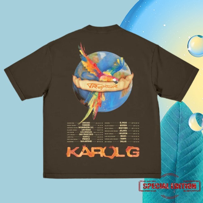 Karol G Merch Viajando Por El Mundo US Shirt