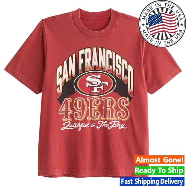 NFL by Abercrombie & Fitch San Francisco 49ers Vintage-Inspired Graphic Shirt